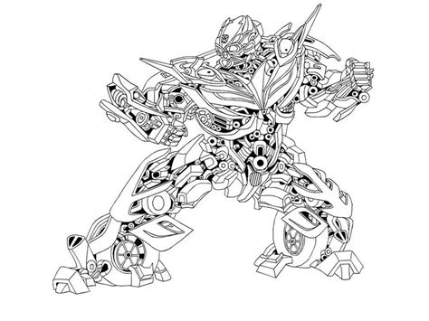 Transformers Bumblebee Coloring Pages
