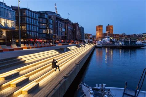 The Waterfront Promenade at Aker Brygge by Link Landskap « Landscape Architecture Platform ...