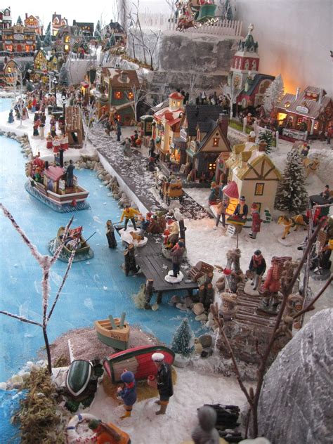 Seaside Christmas village More Halloween Village Display, Lemax Christmas Village, Holiday ...