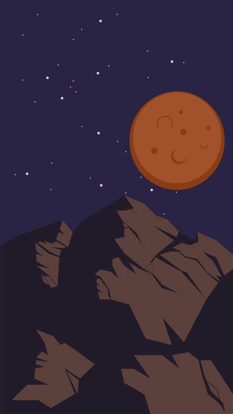 Wallpaper of night mountain 11768236 Vector Art at Vecteezy