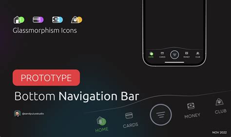 Bottom Navigation bar & Prototype | Figma Community