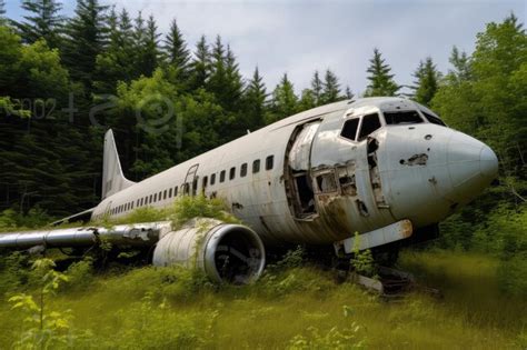 Premium AI Image | Abandoned Aircraft in the Desert Bed professional ...