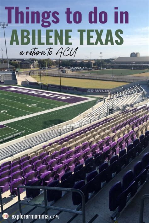 Top Things to do in Abilene TX - Explorer Momma