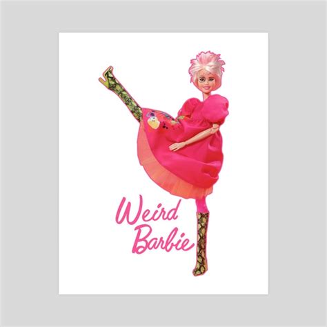 Barbie Movie Weird Barbie , an art print by Nicholas BrandonSumner - INPRNT