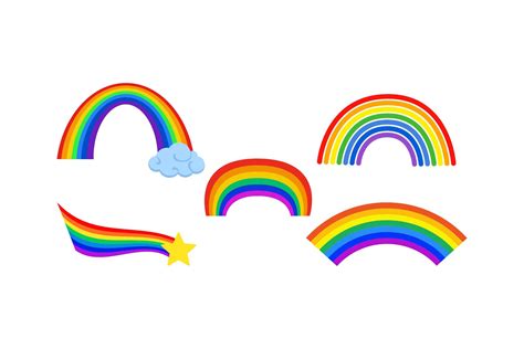 Rainbow Vector Graphic by Conarsa Studio · Creative Fabrica