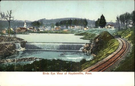 Haydenville MA Birdseye View c1905 Postcard | Postcard, Views, Birdseye