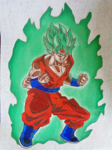 Goku Super Saiyan Green by RomnyPS on DeviantArt