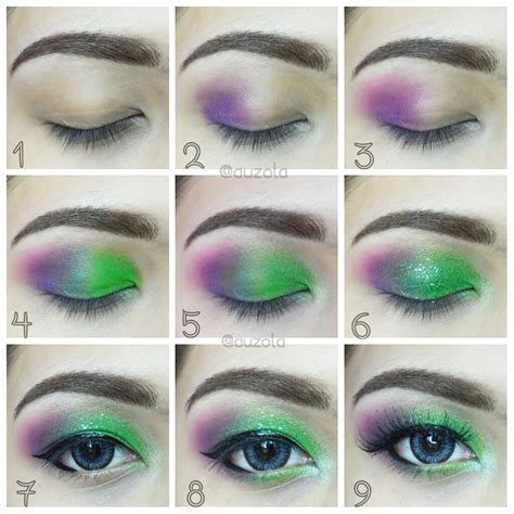 Purple And Green Eye Makeup Tutorial - Mugeek Vidalondon