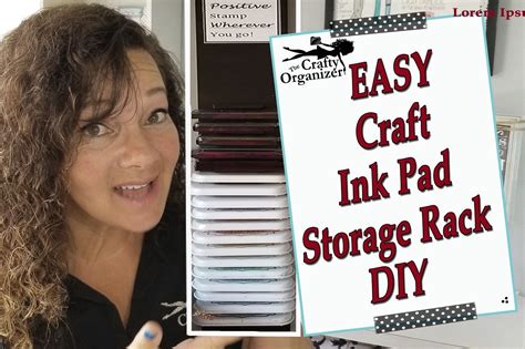 EASY Craft Ink Pad Storage Rack | Ink pad storage, Diy storage rack, Diy craft room