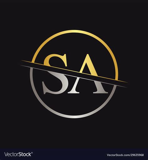 Initial letter sa logo design template sa letter Vector Image