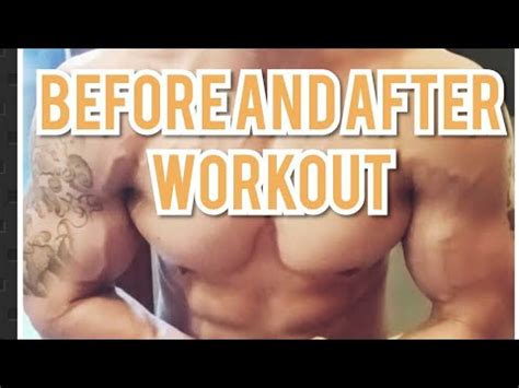 BEFORE AND AFTER WORKOUT | COACH_EMS - YouTube