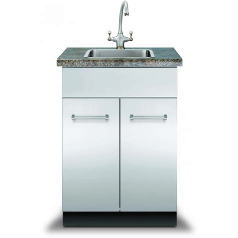 Viking VSBO2402SS 24-Inch Stainless Steel Outdoor Sink Base Cabinet : BBQGuys