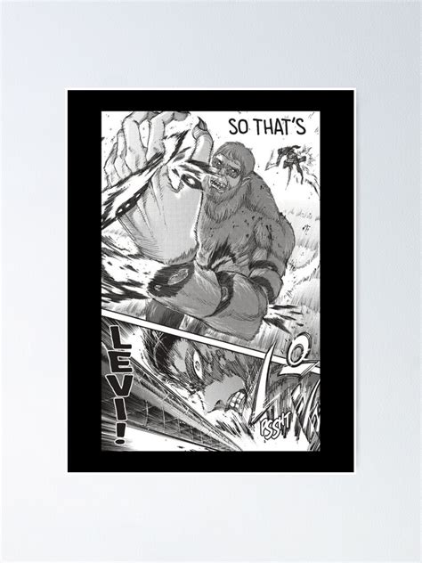 "Beast Titan Manga Panel " Poster by narcocynic | Redbubble