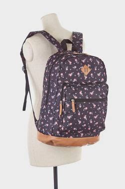 Ruby & Kit Charcoal Ditsy Laptop Backp - 3186627 - Backpacks & Satchels | Strandbags Australia ...