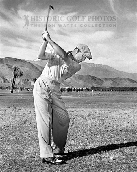 Byron Nelson tee shot 1953 - Historic Golf Photos