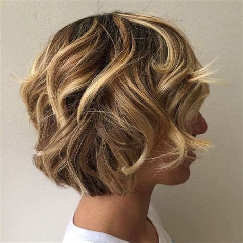 16 Short Layered Bob Wavy Hair - Short Hairstyle Trends - Short Locks Hub