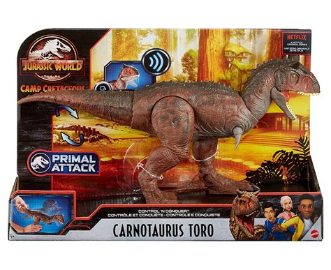 Jurassic World Camp Cretaceous Control ‘N Conquer Carnotaurus Toro ...