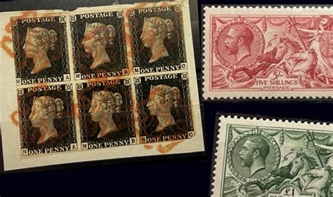 Collection of rare and valuable postage stamps in sale - Antique Collecting