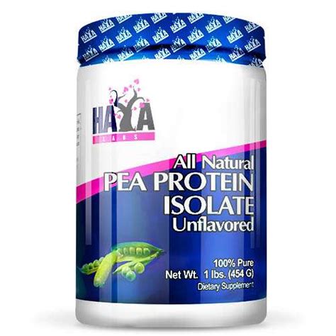 Haya Labs 100% All Natural Pea Protein Isolate Unflavored 454g – Nutritioncy