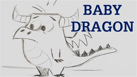 Easy Baby Dragon Easy How To Draw A Dragon Step By Step - magicheft