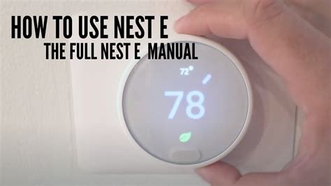 Nest Thermostat User Guide