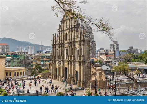 The Portuguese Architecture of Old Town Macau, China Editorial ...