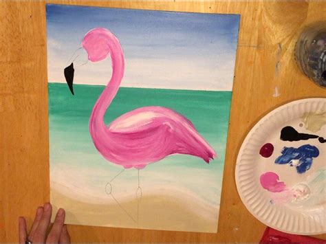 Flamingo Painting - Learn How To Paint A Flamingo Step By Step ...