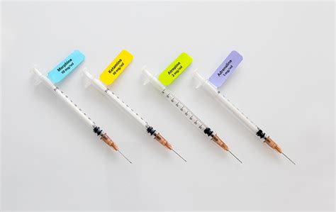 Describe the Proper Way to Label the Syringe