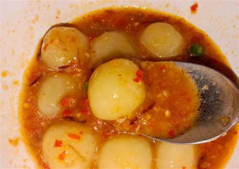 Resep Cilok Kuah Pedas oleh Ikapc - Cookpad