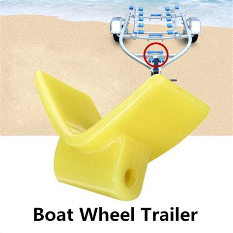 3 Inch Boat Wheel Trailer V Seat Yacht Accessories Yellow Base for ...