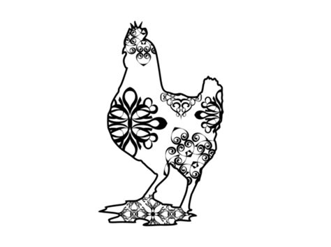 Chicken Silhouette PNGs for Free Download