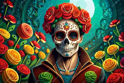 Premium AI Image | Day of the dead art