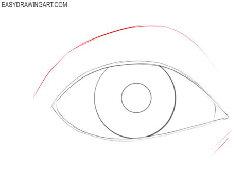 Basic Eye Sketch Step By Step - ansiedadedefine