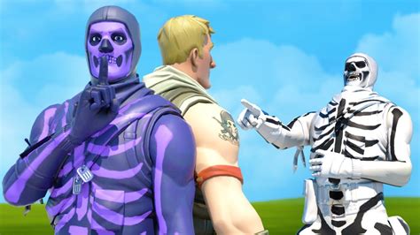 this NEW SKULL TROOPER made fun of my NO SKIN, until he realized my OG SKULL TROOPER... - YouTube