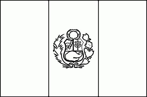 Entrelosmedanos: Peru Flag Coloring Pages