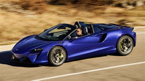 2025 McLaren Artura Spider debuts with an updated V6 Hybrid powertrain ...