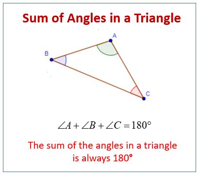 Sum Of Interior Angles A Triangle Worksheet Pdf | Brokeasshome.com