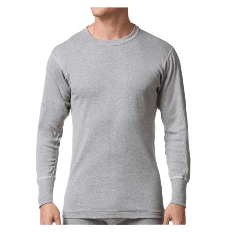 Stanfield's Men's Thermal Premium Cotton Rib Long Sleeve Undershirt Baselayer - Walmart.com