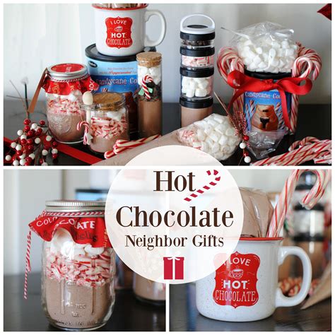 Hot Chocolate Neighbor Gifts: Last Minute Christmas Gift Ideas