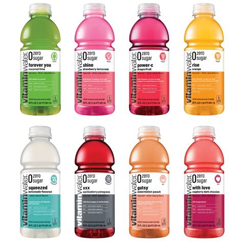 Amazon.com: New! Vitamin Water ZERO Sugar All Flavor Variety Pack - Electrolyte Enhanced Bottled ...