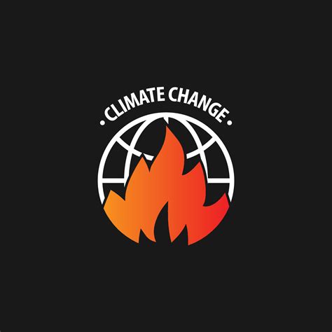 climate change logo vector 21390065 Vector Art at Vecteezy