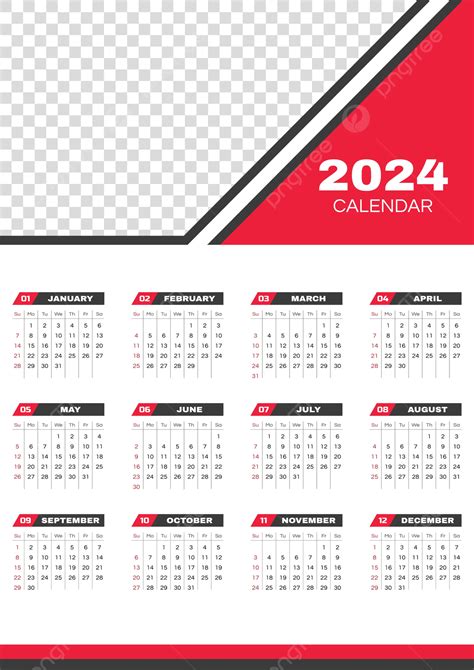 Template Desain Kalender 2024 Vol 10 Vektor Templat untuk Unduh Gratis di Pngtree