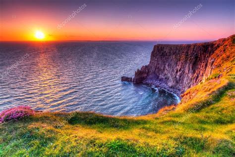 Cliffs of Moher at sunset — Stock Photo © Patryk_Kosmider #39089807