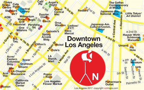 Downtown Los Angeles Map - Map Of Zip Codes