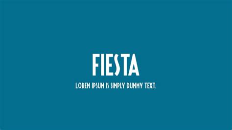 Fiesta Font : Download Free for Desktop & Webfont