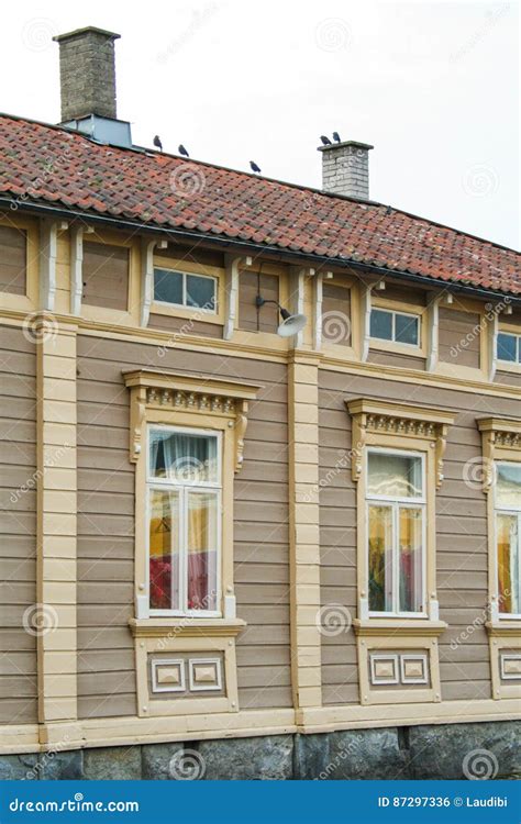 The Old Town of Rauma, Finland Stock Photo - Image of cultural, facade: 87297336