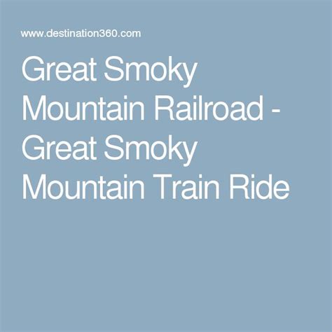 Great Smoky Mountain Railroad | Great smoky mountains, Smoky mountains ...