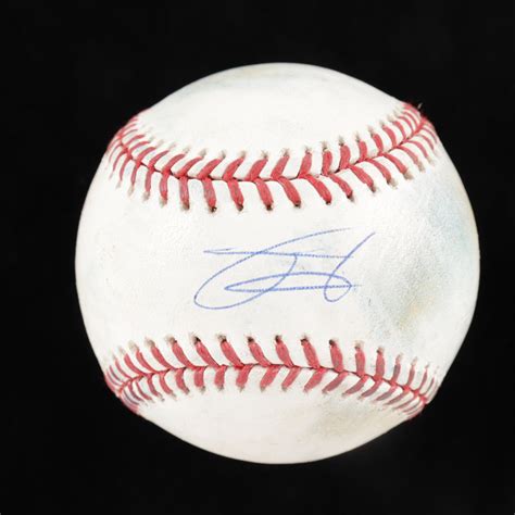 Julio Rodriguez Signed OML Baseball (JSA COA) (See Description ...