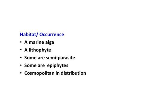 SOLUTION: Life cycle of polysiphonia - Studypool