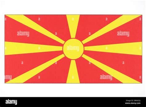 North macedonia flag hi-res stock photography and images - Alamy